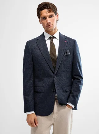Soul of London Mens Ultra-soft flannel-like blazer