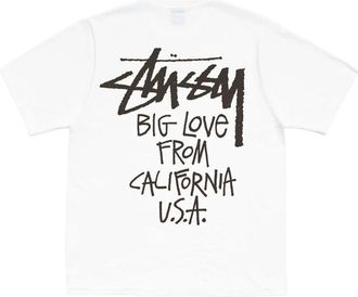 St&uuml;ssy Big Love T-Shirt White 1905218-WHIT