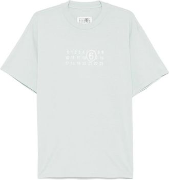 Maison Margiela Crew Neck T-Shirt - Dames - T-shirts - Groen - M - Tops