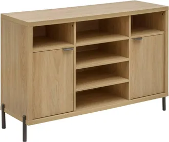 5five Simply Smart Aparador Alvo Rectangular, 39,5 X 120,5 Cm, 2 Puertas, Color Beige - 5five