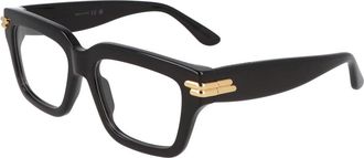 Bottega Veneta Irreguliere acetaat brilmonturen - unisex - Brillen - Zwart - 53 MM - Accessoires