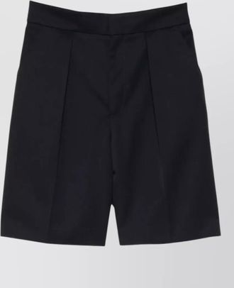 Victoria Beckham wool blend tailored shorts