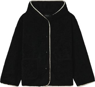 Tout &agrave; Coup Giacca con cappuccio e tasca - Nero