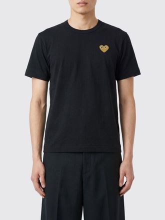 Comme Des Gar&ccedil;ons T-shirt in cotone con logo a contrasto