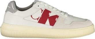 Calvin Klein Mens Mayfair Lowtop Sneakers - White - Size EU 40