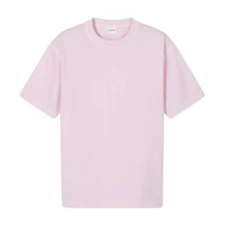 Closed Closed, T-Shirts, male, Pink, Size: XL Crew-neck T-shirt