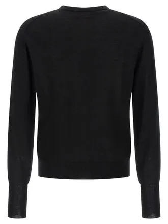 Maryya Merino, Silk and Cashmere Blend Sweater - Black