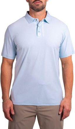 Maceoo Golfascension Stretch Nylon Polo in Blue at Nordstrom, Size 3
