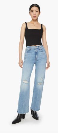 Mother Maven Skimp High Rise Jeans In Ropinn Rollin