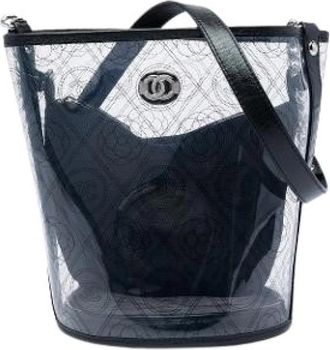Chanel Pre-owned Bucket Bag - Dames - Vintage Tas - Zwart - ONE Size - Leer - Vintage