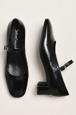 Jeffrey Campbell Top-Class Suede Mary Jane Heels