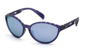 Adidas Sport SP0012 Polarized 82D Womens Sunglasses Purple Size 61