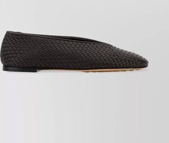 Bottega Veneta rosa ballerinas with flat sole and woven texture