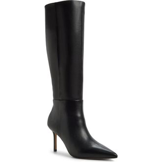 Aldo Saphiria Knee High Boot in Black at Nordstrom, Size 10
