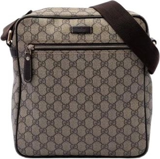 Gucci unisex, Pre-owned, Bruin, Maat: ONE Size Leer