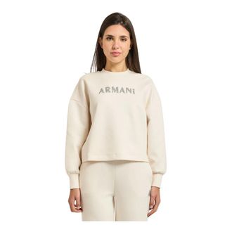 A|X Armani Exchange Dames, Sweatshirts & Hoodies, Beige, Maat: XL