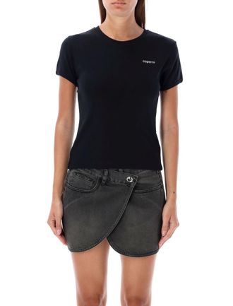 Coperni Black Crewneck T-Shirt