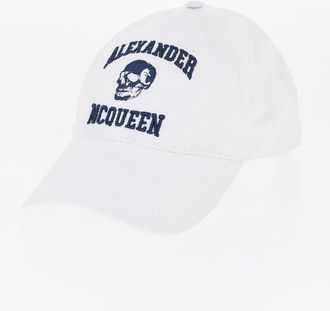 Alexander McQueen Solid Color Cap with Embossed Logo size M