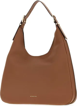 Michael Kors Womens Hobo Shoulder Brown Leather