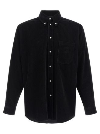 Fendi Black Corduroy Shirt