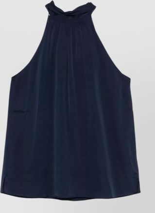 Nouvelle/Silk95Five silk sleeveless high-neck top