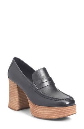 Kork-ease Barbara Platform Penny Loafer Pump in Black at Nordstrom Rack, Size 9.5
