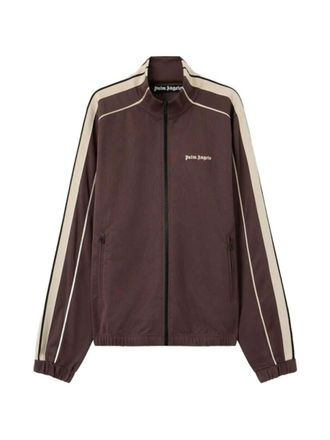 Palm Angels Brown Logo None Sweatshirt