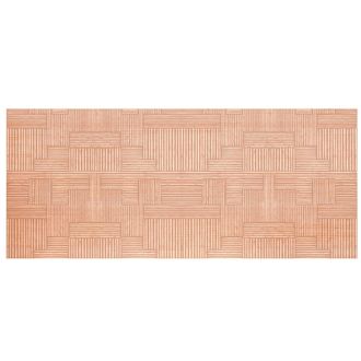 Deco Wood Cabecero de madera natural estampado de 130x80cm