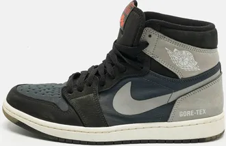 Air Jordan s Multicolor Nubuck Leather Jordan 1 Retro High Element Gore-Tex Black Particle Grey Sneakers