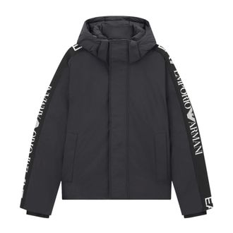 Emporio Armani Gewatteerd jack - Heren - Jassen - Zwart - Maat: M Zijde