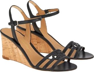 Ferragamo Ferragamo Fieri Leather Wedge Sandal