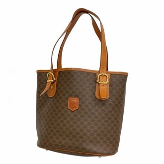 Celine Brown Pvc Tote Bag (Pre-Owned)