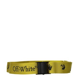 Off-white Gele Stoffen Regular Riem