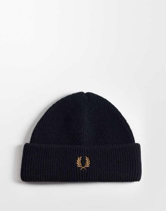 Fred Perry berretto classico in lana nero