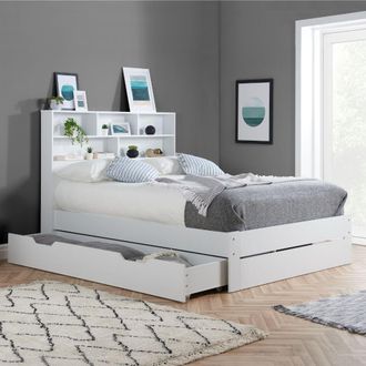 Birlea Alfie Storage Bed in White | Size: Double