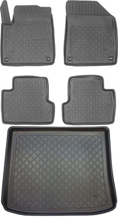 OEM Juego De Alfombrillas Para Coche Y Alfombrilla Para Maletero Para Jeep Cherokee V Suv A Partir De Marzo De 2014