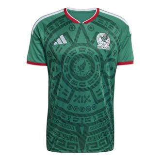 adidas Mexico 26 Home Jersey Asia Sizing Bold Green JL8580