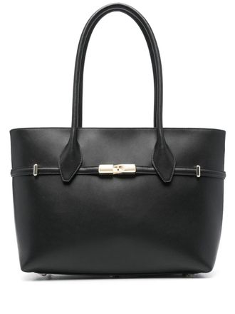 Furla logo-buckle tote bag - Black