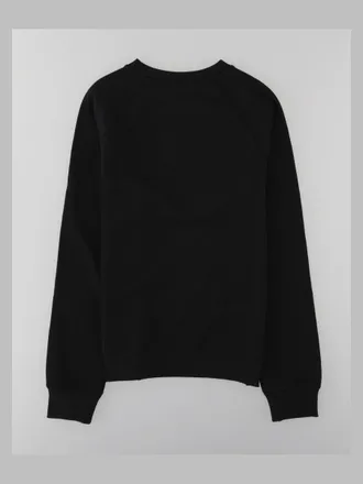 Msgm Logo-Print Cotton Sweatshirt - Black