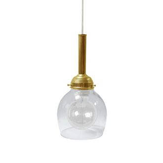 Tosel Suspensi&oacute;n vidrio oro D15 cm