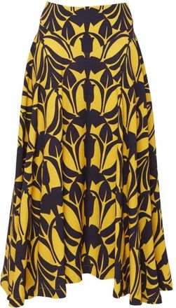 La DoubleJ Midi Rok - Dames - Midirokken - Veelkleurig - S - Rokken