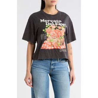 Vinyl Icons Mercato Dei Fiori Graphic T-Shirt in Phantom at Nordstrom Rack, Size X-Small
