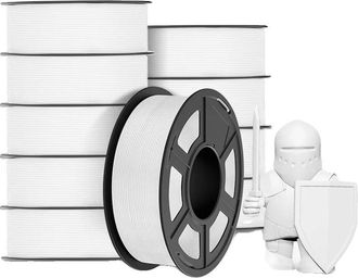 OEM Filamento Para Impresora 3d, Mayor Resistencia, F&aacute;cil De Usar, Petg Blanco, 11 Kg