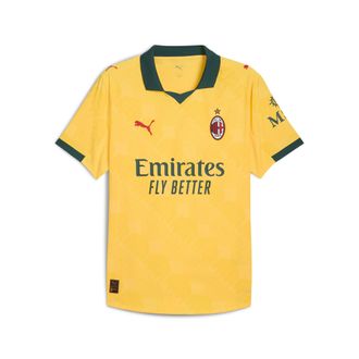 Puma Maglia gara Third AC Milan Authentic 25/26 da uomo, Accessori, Giallo, 3XL