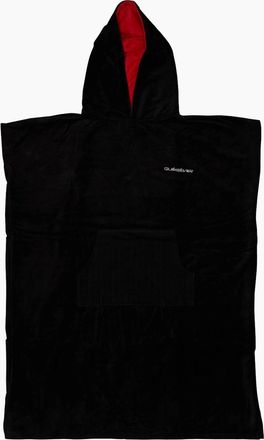 Quiksilver Mens Quiksilver Mens Beach Towel Hooded Beach Towel - Black - Size: 54/56/46/48/50/52/30/42/44/34/36/38/40/32
