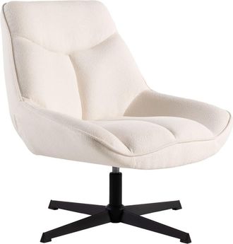 Klast Butaca giratoria de Poli&eacute;ster beige 75 x 86