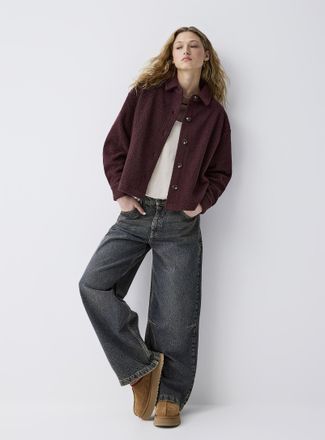 Twik Womens Oversized fleece overshirt