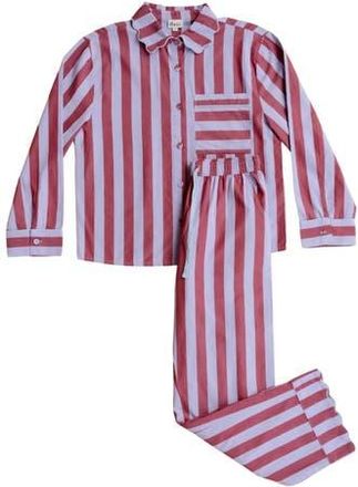 TBCo Cotton Long Sleeve Pajamas in Lilac Stripe at Nordstrom, Size Xx-Large