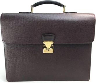 Louis Vuitton Tweedehands leren Louis Vuitton tassen - Dames - Vintage Handtas - Bruin - ONE Size - Leer - Vintage