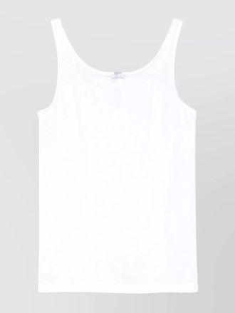 Wolford cotton-blend scoop-neck sleeveless tank top